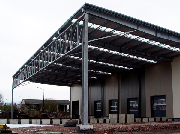 Logistikhalle gebaut für unseren Kunden Logistikzentrum Barchfeld