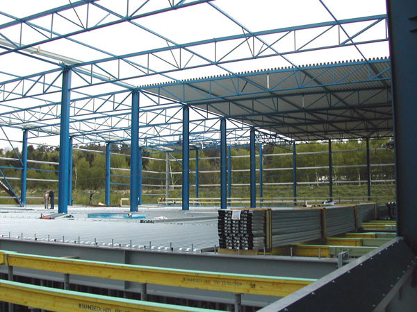 Neubau der Produktions- und Lagerhalle von CESAR