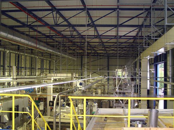 Neubau der Produktions- und Lagerhalle von CESAR